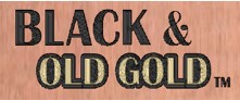 * Black & Old Gold